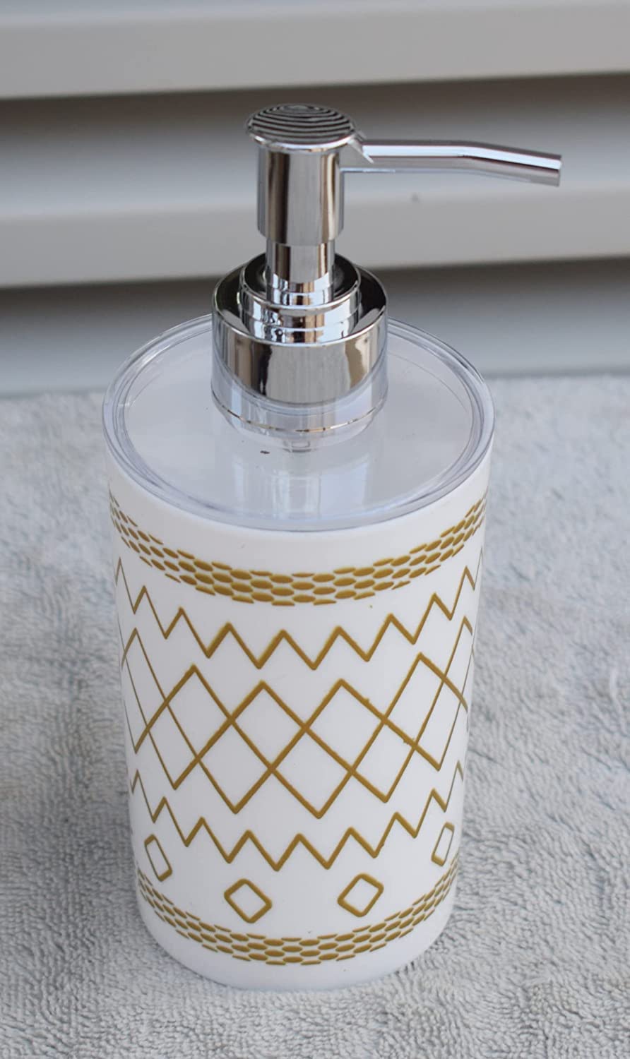 EMOH ROCED Refillable Hand Soap Dispenser | Unbreakable Liquid Soap/Shampoo/Hand wash/Sanitizer/Lotion Dispenser Plastic Bottle for Kitchen, Wash-Basin and Bathroom (Pack of 1, Glitter White) (B0B5PZSMSD) Amazon Price History, Amazon Price Tracker