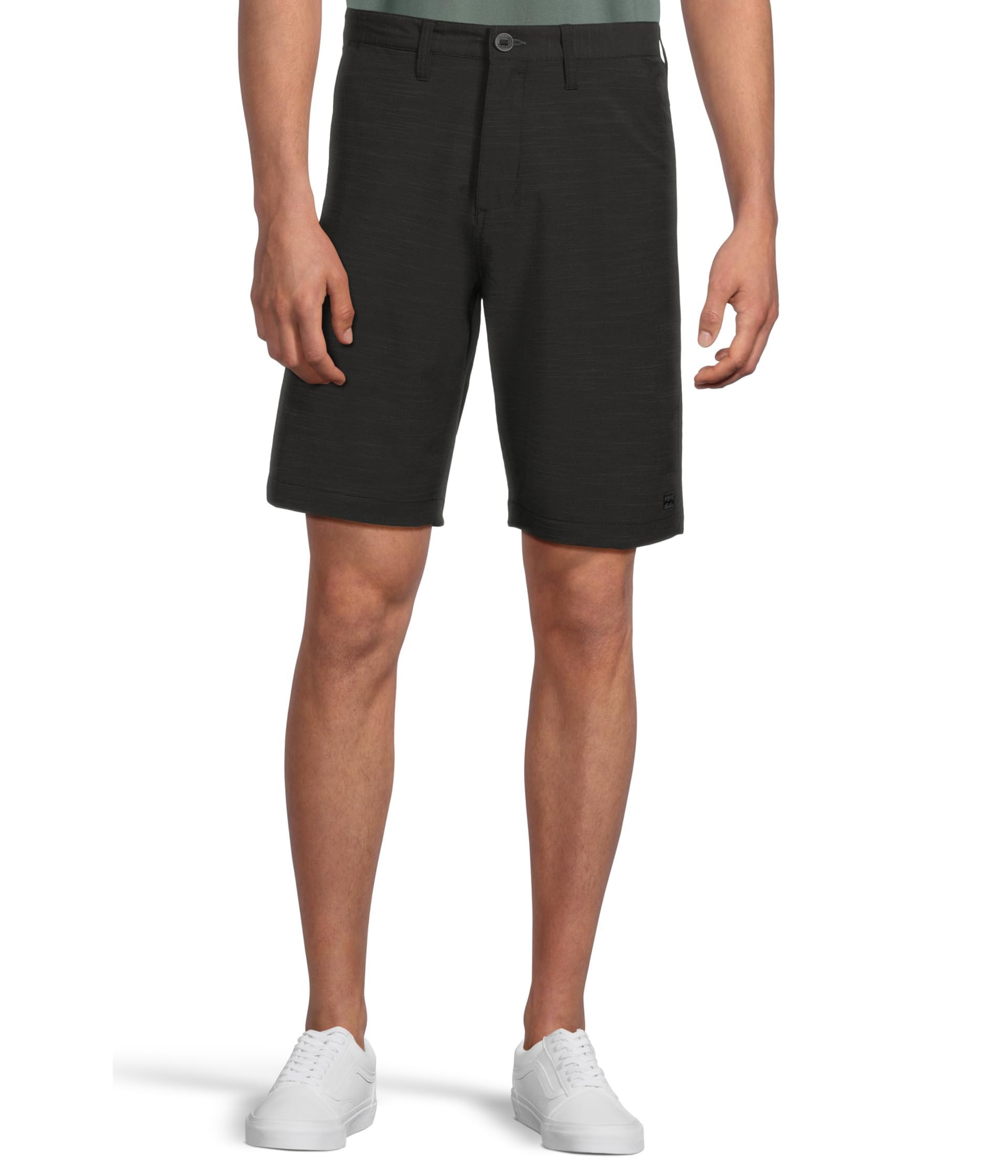 Billabong Men's Black Classic 4-Way Stretch Quick Dry Hybrid Short, 21 Inch Outseam Casual, 38