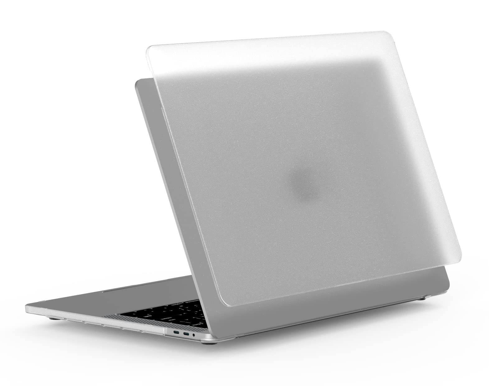 Red Lemon Transparent Ultra-Slim Lightweight Laptop Protective PC Case for M1 MacBook Air 13 inch [2020 2019 2018 Release] M1 A2337 A2179 A1932 (White Frosted)