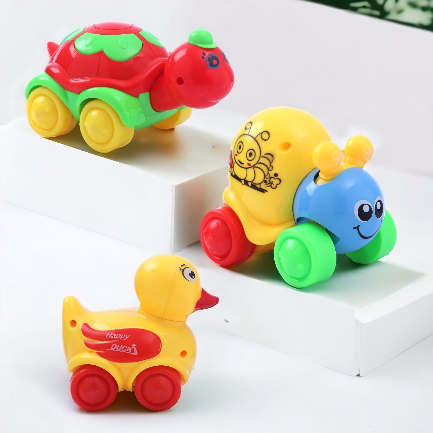 Toys Treasure 3 Pcs Friction Animal Car Toys for Toddlers 1 2 3 Years Old, includes Tortoise, Snail and Duck Baby Car Toys for Boys Girls Birthday (3pcs Friction Animal Set) (B0CY98LZC8) Amazon Price History, Amazon Price Tracker
