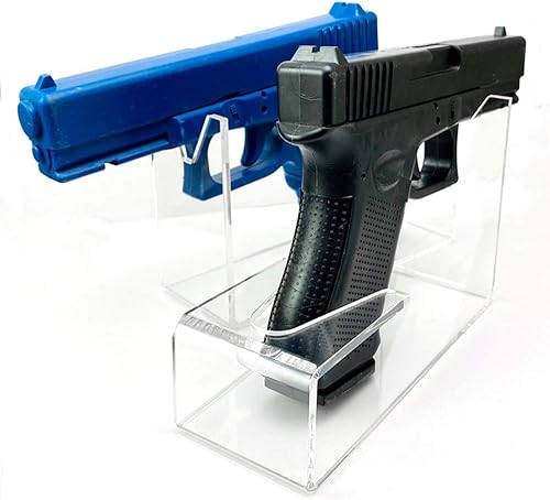 Aibote - Soporte para pistolas de acrílico transparente para pistolas Glock 1911