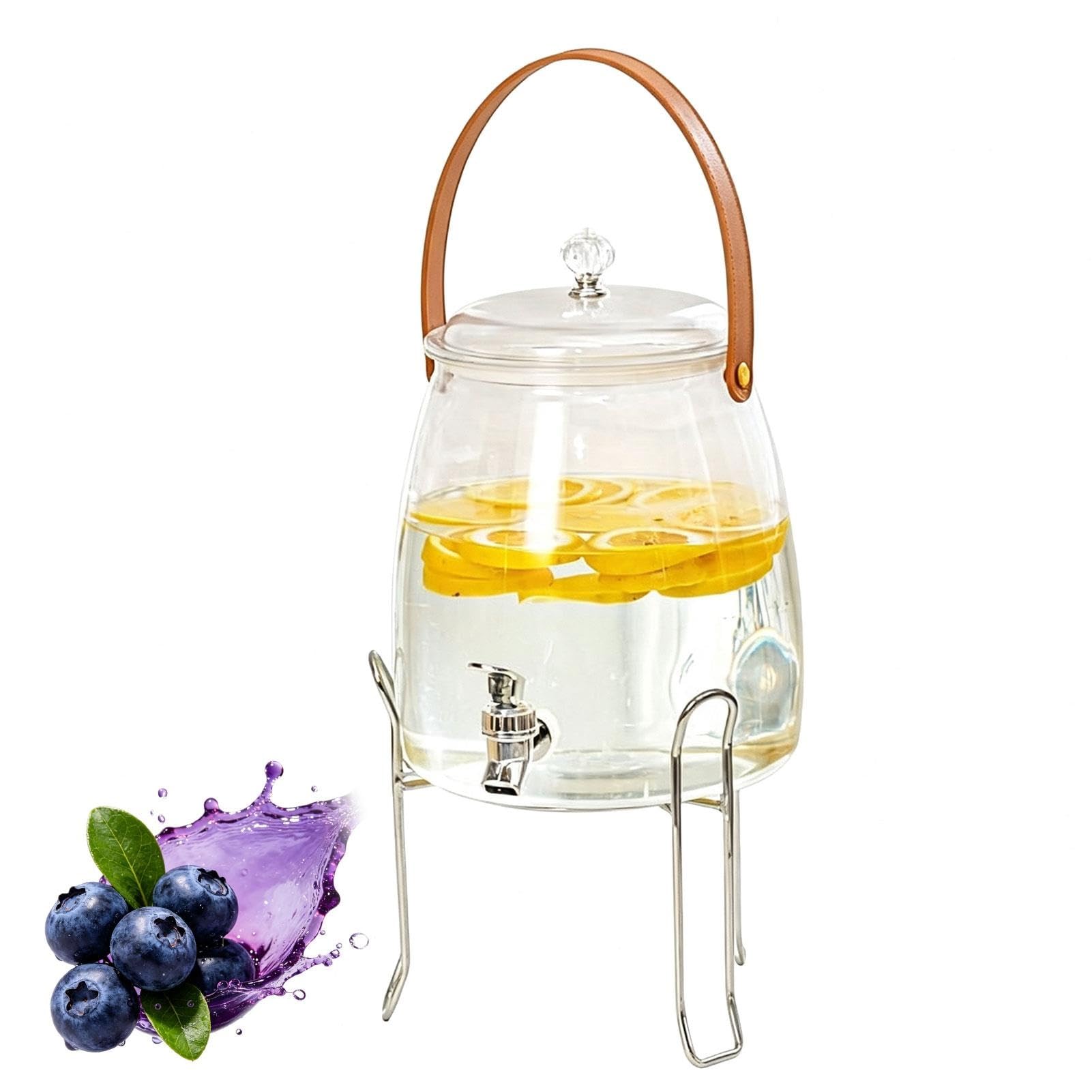 Dispenser Bevande Plastica Rubinetto Acciaio Inossidabile Brocca Stagna