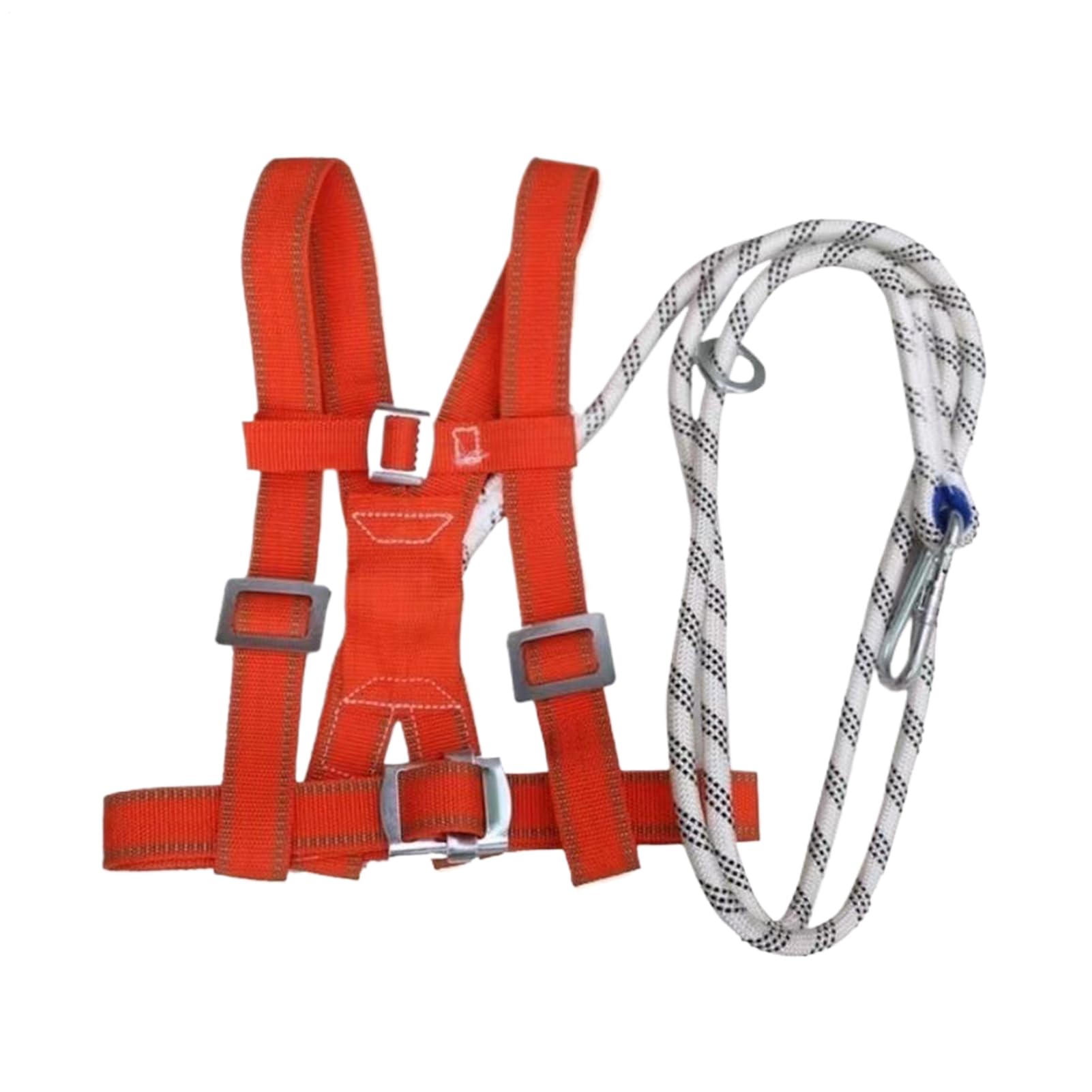 Fall Protection Harness | Adjustable Outdoor Gear - Construction Site Body Safety Harness - for Men Beginners Professionals Window Cleaner Warehouse Utility Work Bridge