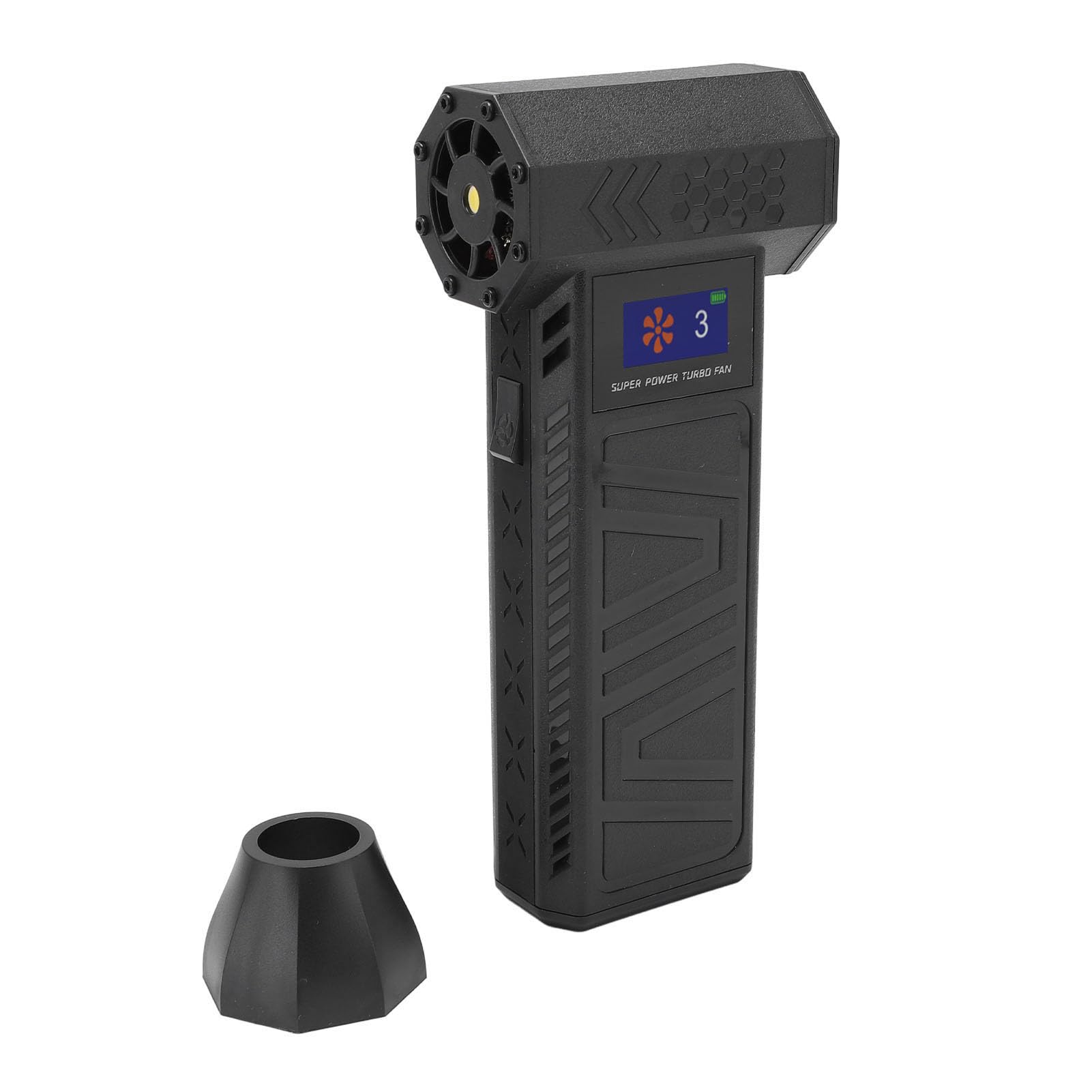 Generic Soffiatore a Batteria Ricaricabile Ad Alta velocità per Spolverino Elettrico per Auto con Tastiera, Realizzato in Materiale Resistente Alle Alte Temperature