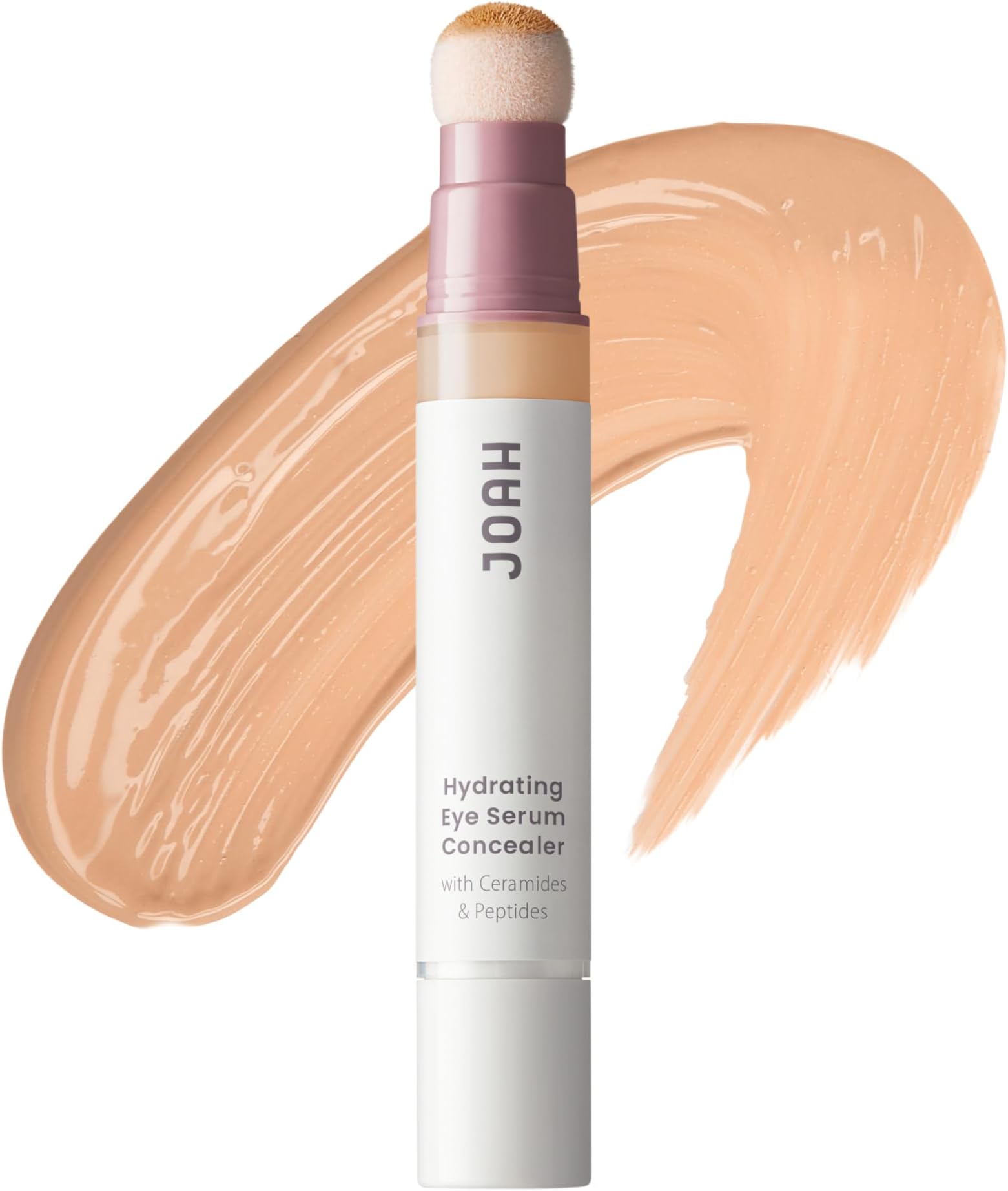 JOAH Perfect Complexion Eye Serum Concealer, Hydrating Under Eye Makeup and Skincare for Dark Circles and Puffiness, Light Neutral