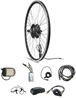 TDR 250W 36V Electric Bike Conversion Kit 27.5 Inch Front Hub Motor Controller KT LCD5 Display Thumb Throttle PAS Sensor ...