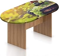 Vista 16 de Mantel ajustable ovalado, decoración de molino de viento, de poliéster elástico, mantel medieval con estampado de molinos de viento españoles