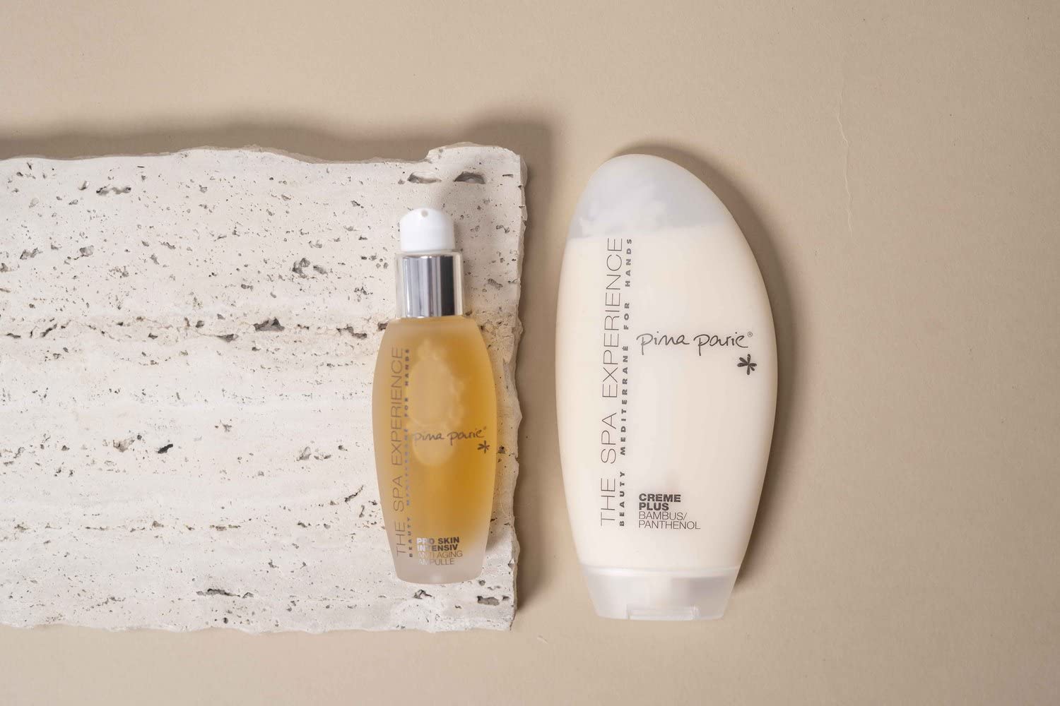 Anti-Aging Serum & Plus Creme Hand Set | 30ml Serum mit Gänseblümchen & Seegras Extrakt | Tages - Nachtcreme | 100ml Handcreme mit Sheabutter, Kamille, Jojobaöl & Kokosnussöl | Handpflege