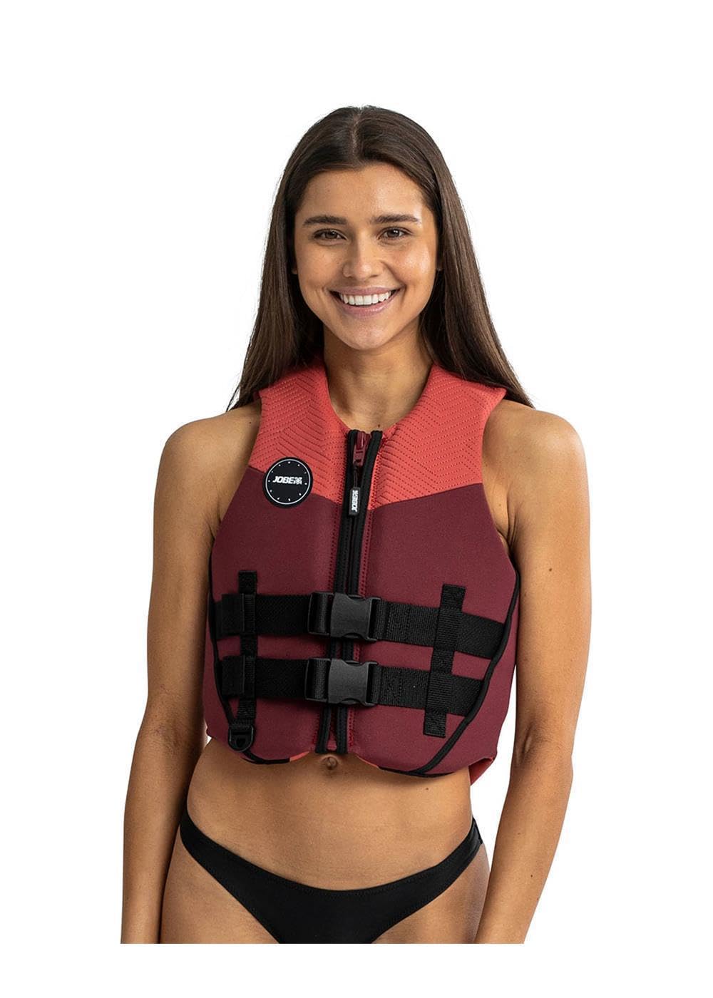 Jobe Womens 50N Neoprene Wetsuit Watersports Waterski Jetski Wakeboarding Safety Impact Vest - Top - Rose Pink Vest Size - M+