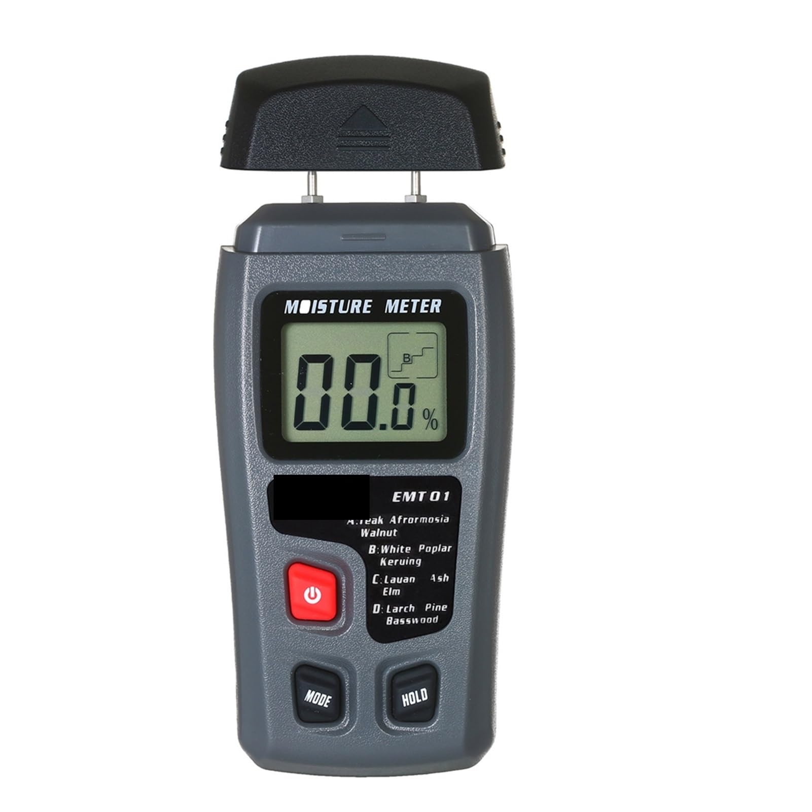 Mnmioio Type2 Digital Moisture Tester, Wood Moisture Meter Lcd Digital Damp Tester With Green Backlight Water Leak Detector(Type2)