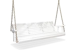 VINGLI Premium Wooden Swing Porch for Outdoor Courtyards