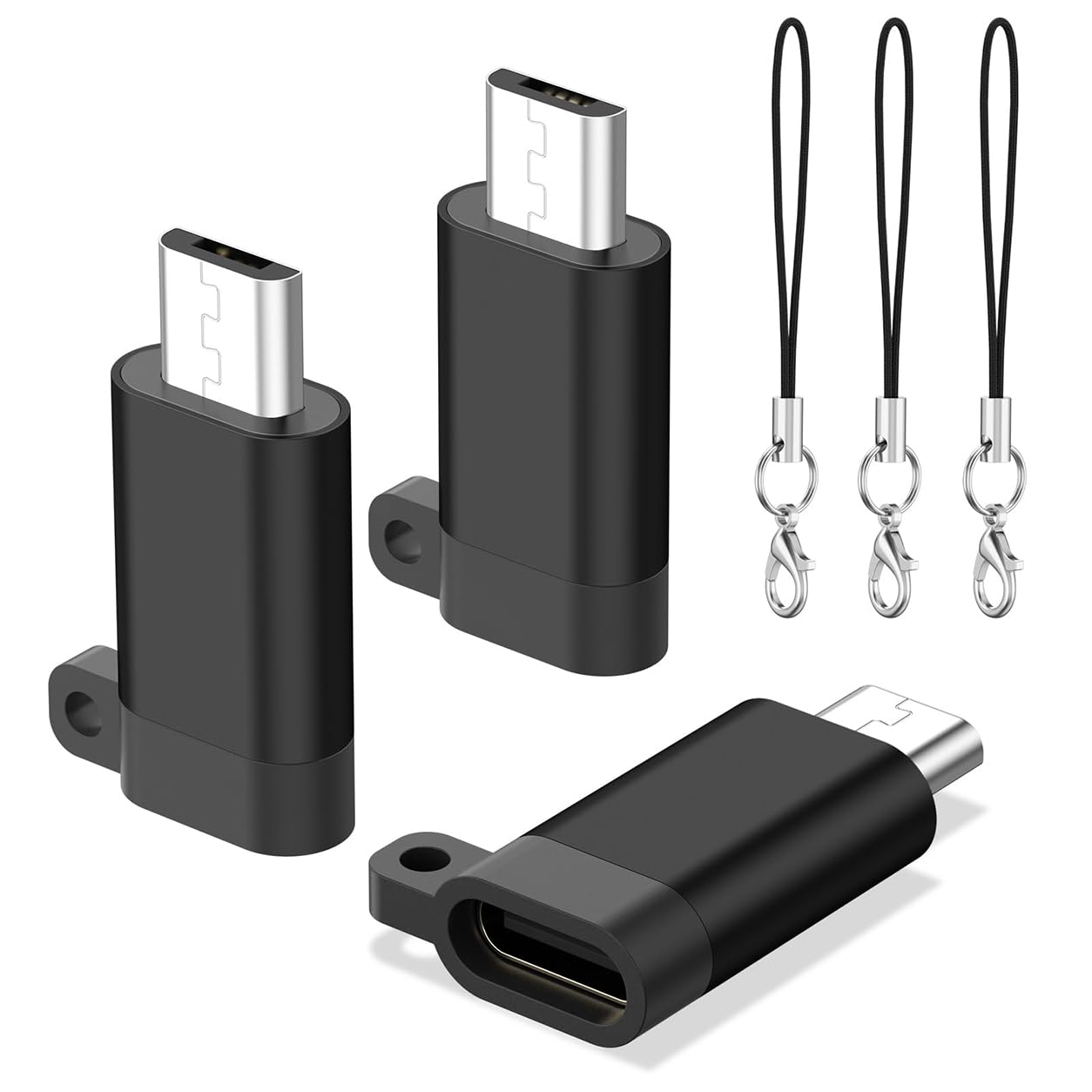 Verilux® USB C to Micro USB Adapter Fast Charging Data Sync for Android-image-42