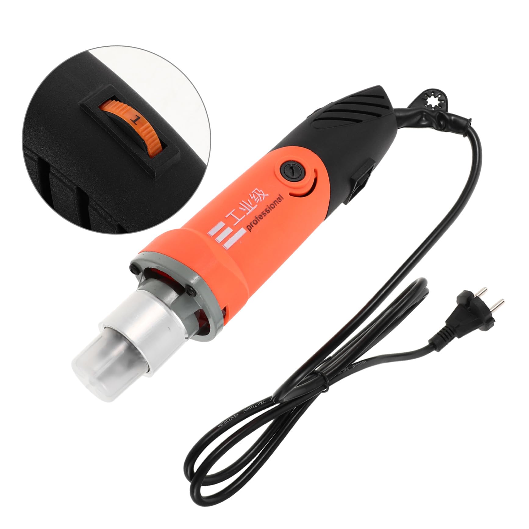 Mipcase Mini Taladro Eléctrico Multifuncional con Control de Mandril Herramienta Rotativa Ligera para Pulir Cortar y Taladrar Proyectos DIY de Manualidades