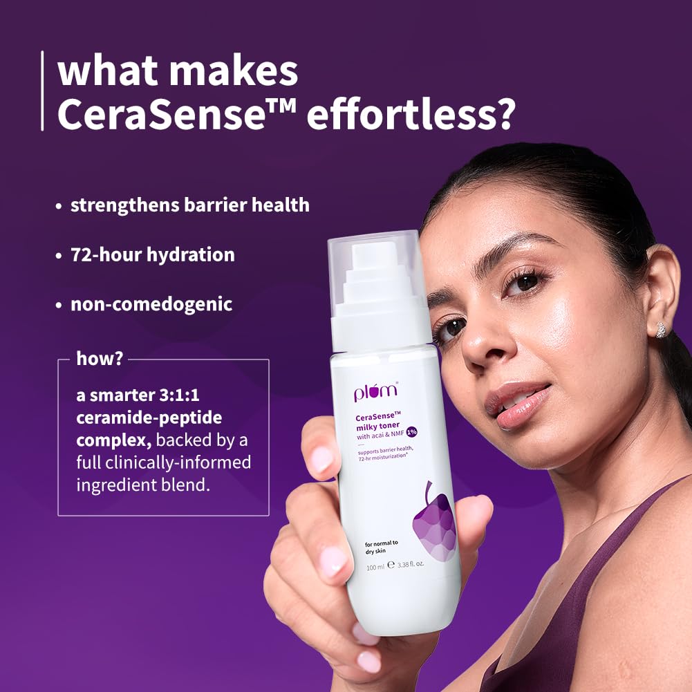 Plum CeraSense Toner: Repair Dry Skin -3