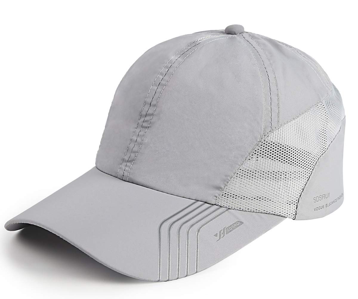 BilltopBaseball hats,Quick Dry Lightweight Breathable Soft Outdoor Run Cap