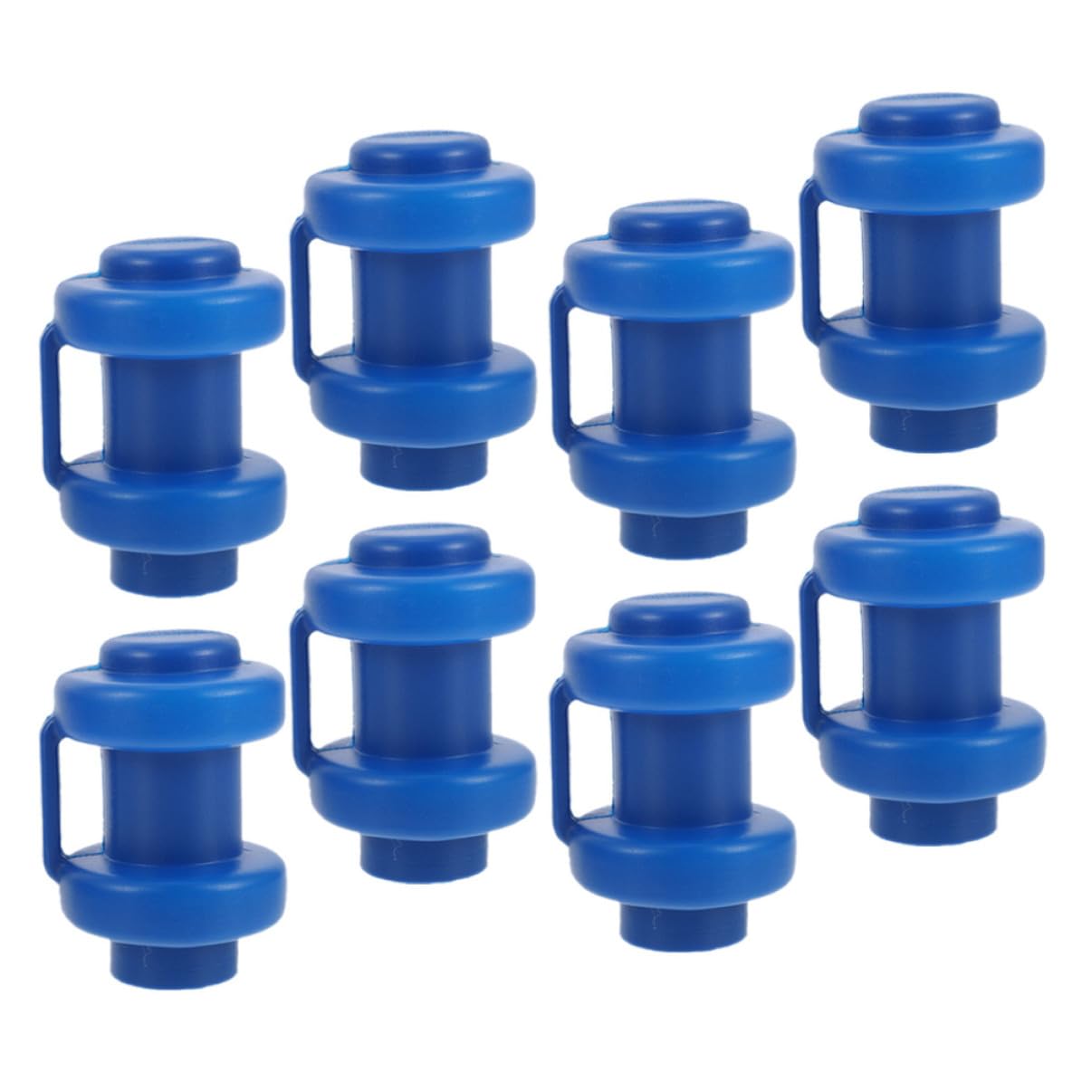 Toyvian 8pcs Trampoline Pole Covers Caps Made of Sturdy Plastic for Easy Installation and Secure Fixing with Trampoline Mesh Suitable for Enclosure Poles and Replacement