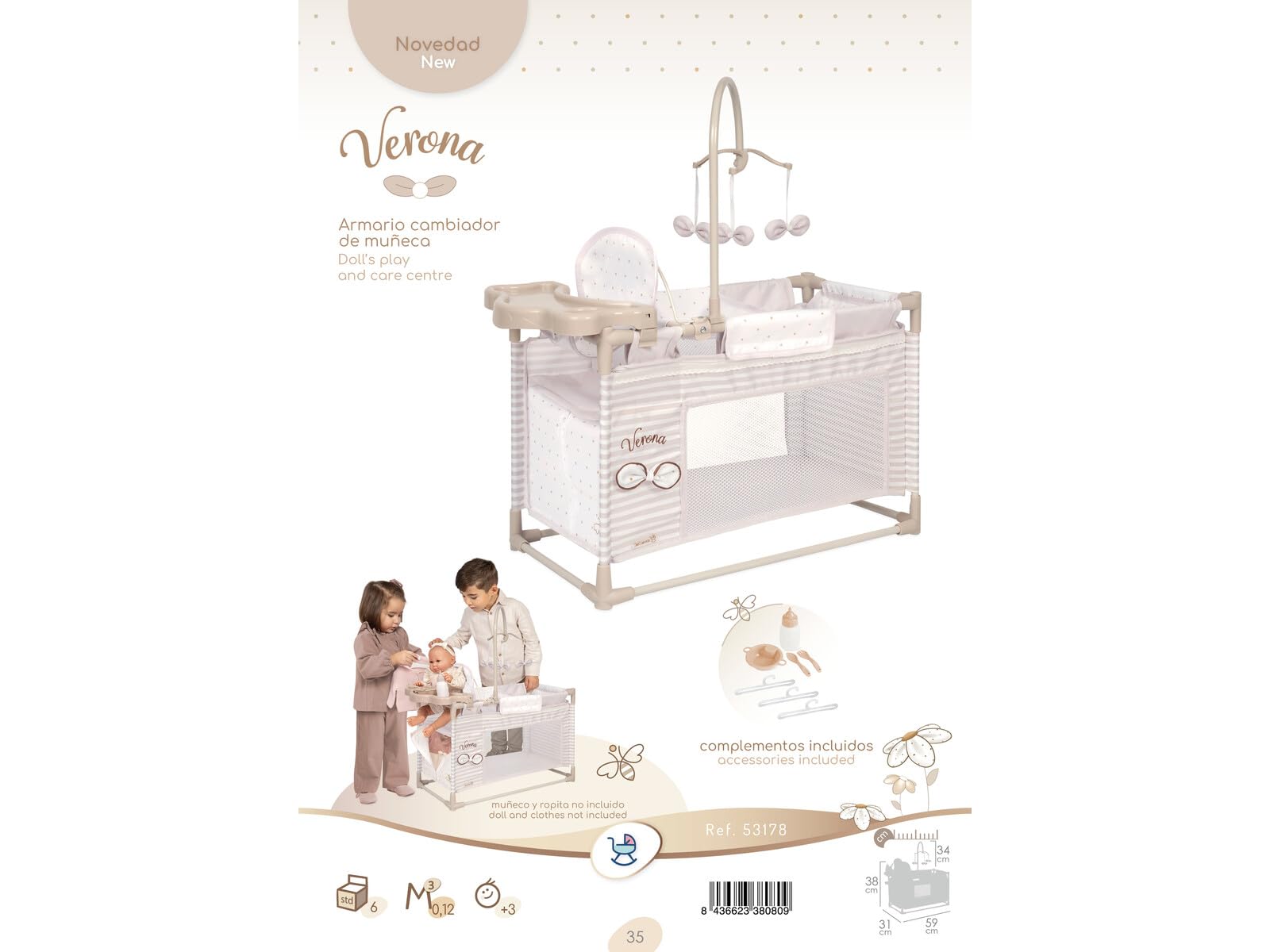 Armario Cambiador Plegable Verona