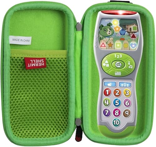 Hermitshell Estuche rígido de viaje para control remoto de luces de aprendizaje de Leapfrog Scout (verde) Verde,Negro -,Rosado