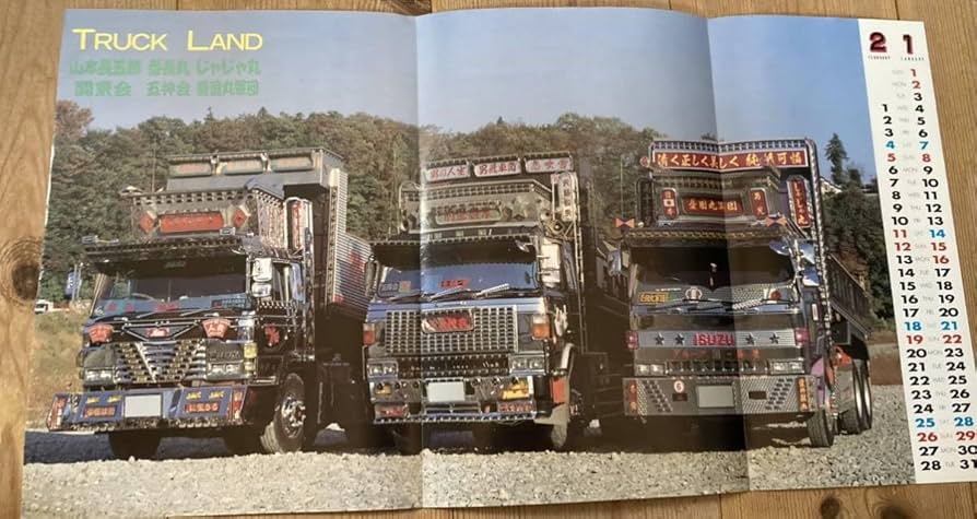 Amazon.co.jp: 45トラック野郎ポスターデコトラアートトラック