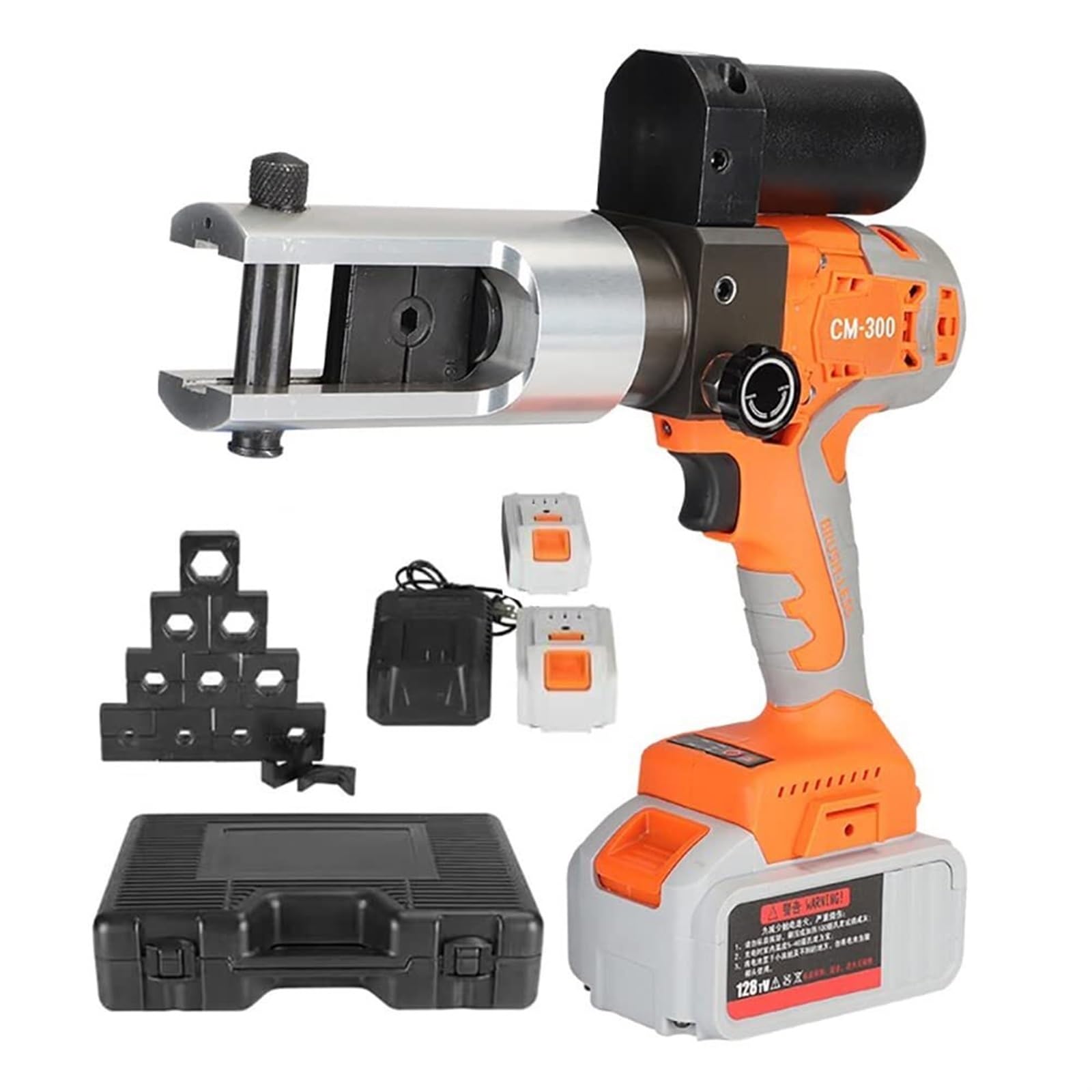 Elektryczne hydrauliczne szczypce do zaciskania rur, akumulatorowe narzędzie do zaciskania przewodów hydraulicznych 10-300 mm², zasilane bateryjnie narzędzie do zaciskania zacisków