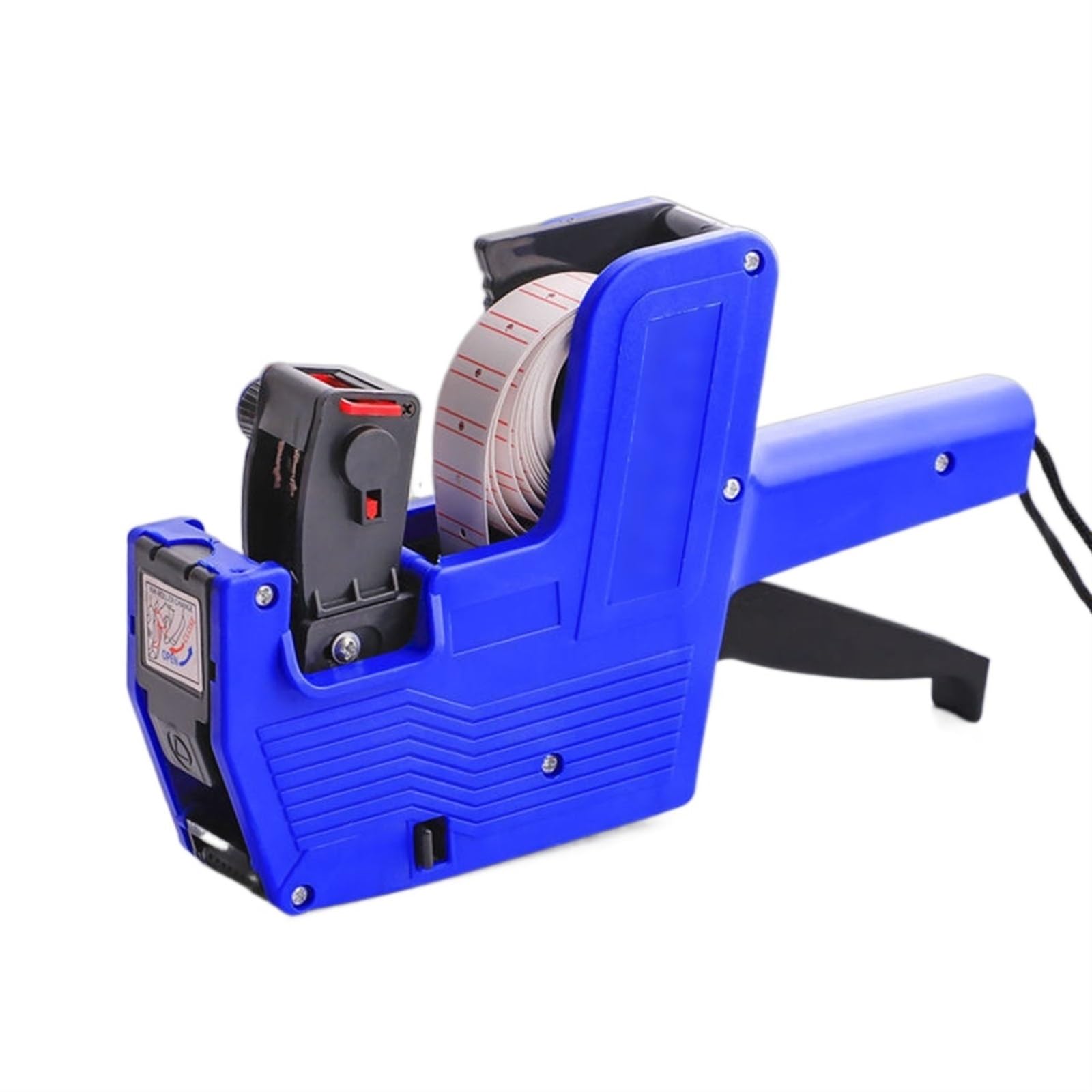 THE WHITE SHOP 1 Line Price Gun with Labels Kit - Includes White Labels, 2 Ink Rollers, 1 Ink roll,Label Maker Pricing Gun Kit Numerical Tag Gun for Office, Retail Shop, Grocery Store