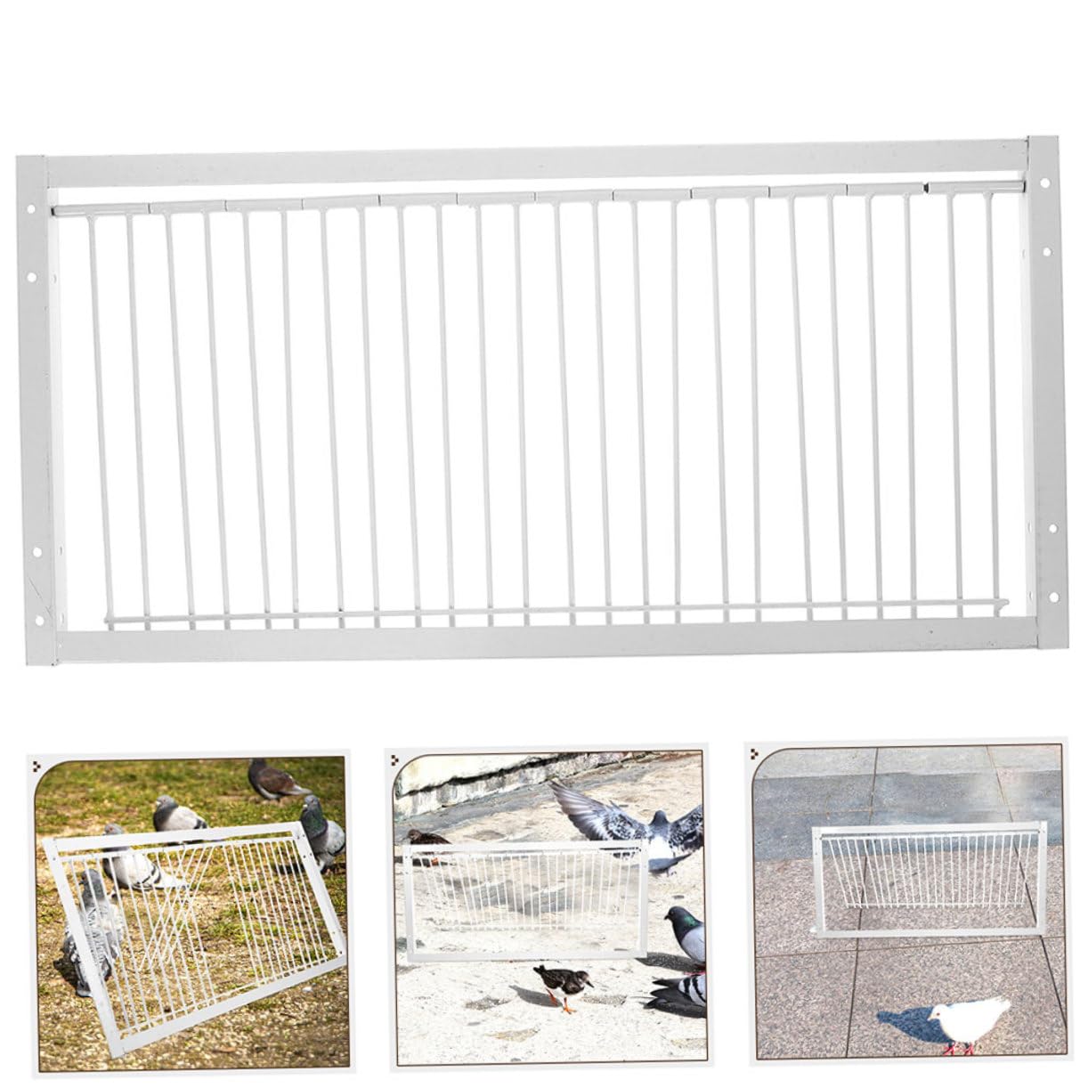 SUPVOX Puertas para Jaulas de Palomas Reforzadas 50 Cm Puerta de Hierro para Caseta de Paloma Suministros para Jaulas de Pájaros en Granjas y Patios para Aves de Corral