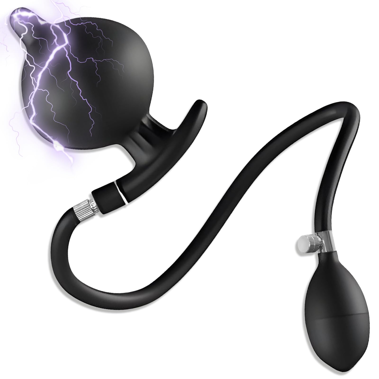 AMAZBEE Silicone gonfiabile Butt Plugs per l'espansione anale Elettrico Prostata e G-spot dispositivi di stimolazione indossabili AnalPlugs Anus Expander
