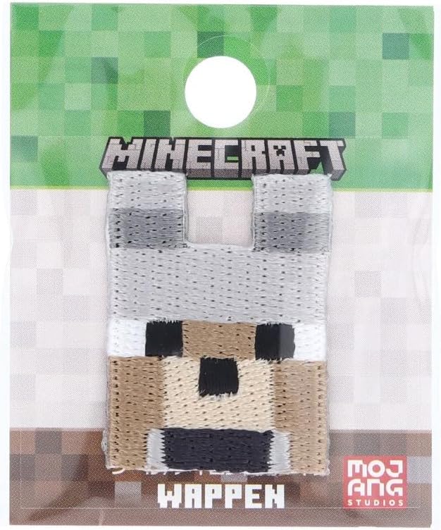 マイクラ狼ワッペン使ってみた！シール＆アイロン両用で驚きの使いやすさ