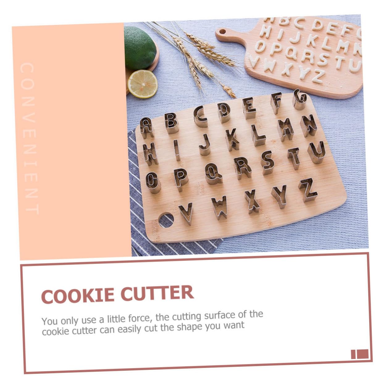 Zerodeko Stampi Per Biscotti Acciaio Inossidabile Riusabile Formine Per Dolci Portatili Per Cucina e Decorazioni Feste Per Amanti Della e Regali Creativi