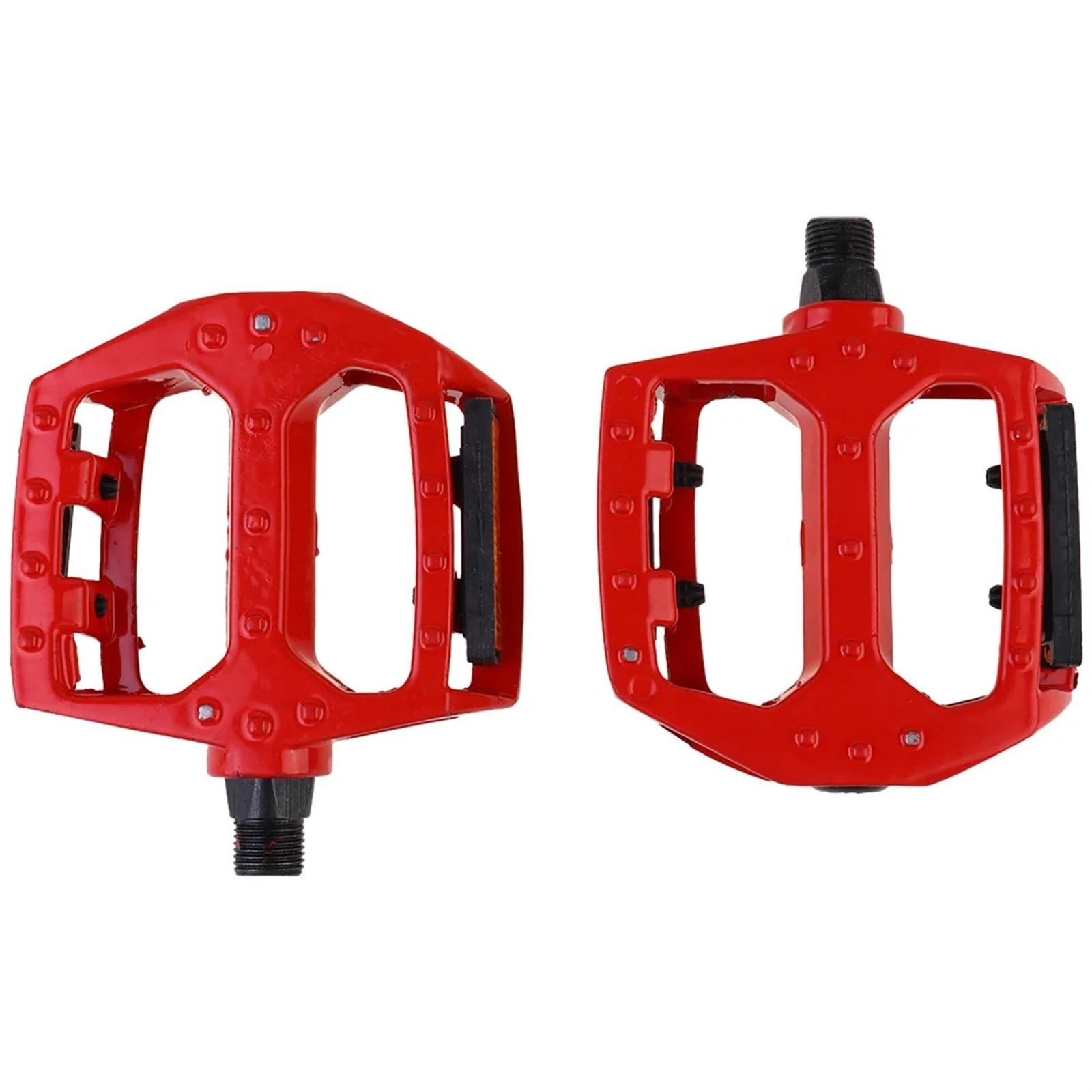 Fahrrad-Platten, Fahrradpedale Aluminiumlegierung 4,72x3,94x0,91 Zoll Mehrfarbig 9/16 Zoll Gewinde Universal Standard