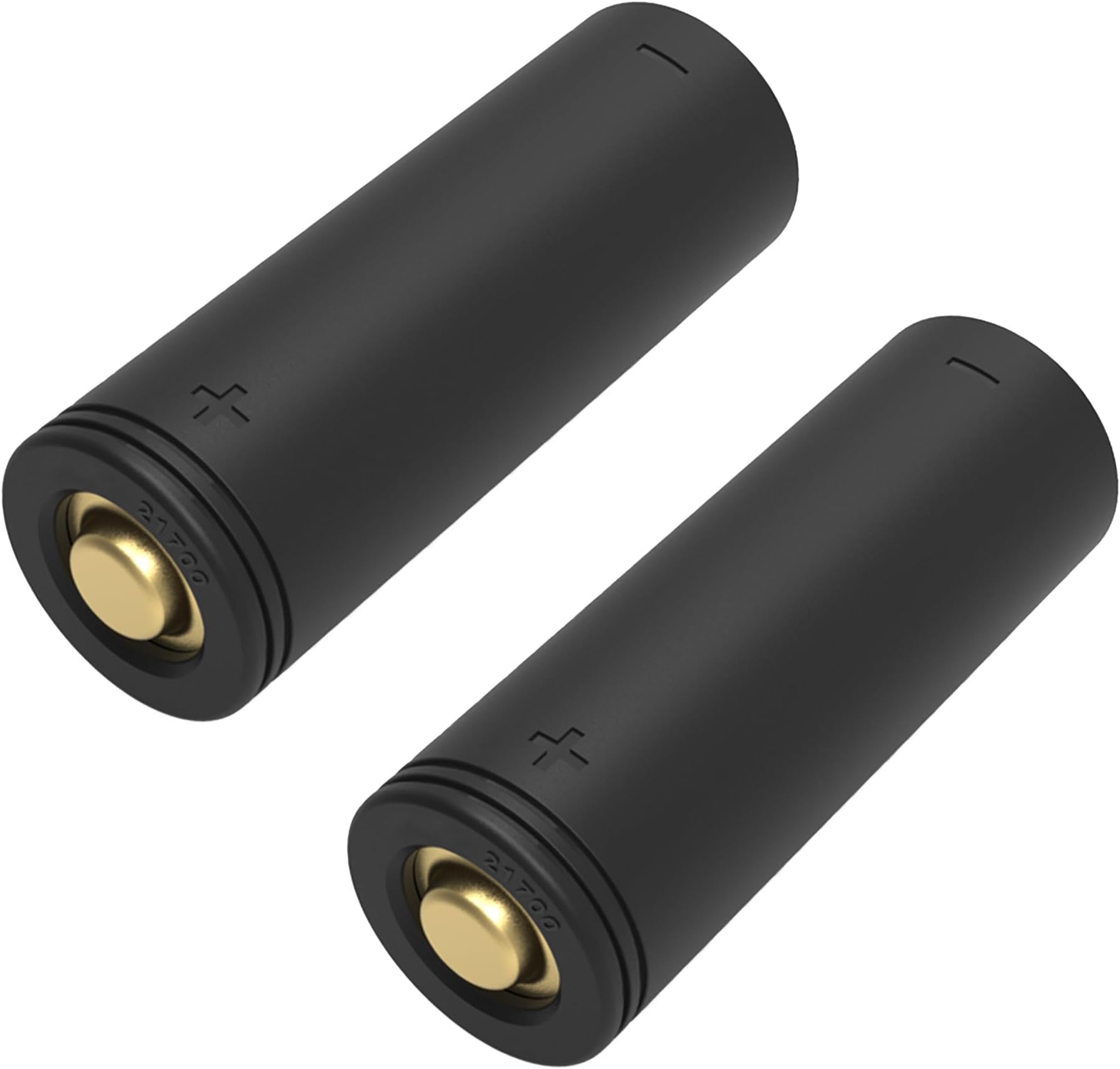 18650 to 21700 Battery Adapter, Converter Adapter for 21700 Flashlight Cases with Metal Contacts 18650 Sleeve Batteries Protective 21700 Battery Adaptor Holder Accessories (2 Battery Converters)
