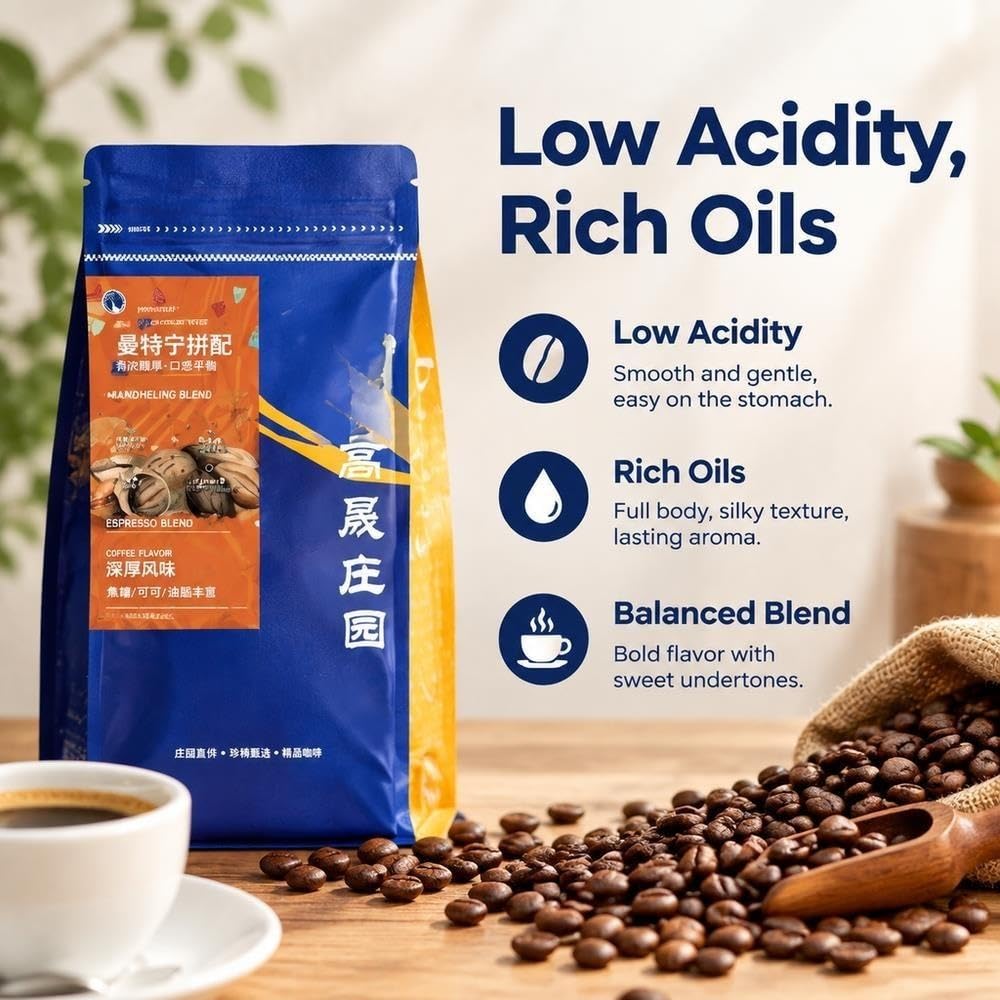 500 g de granos de café mezclados for espresso