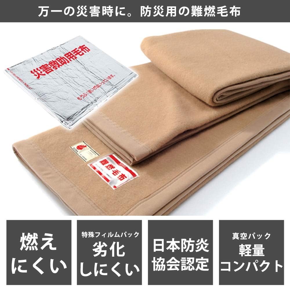 Amazon｜≪10枚セット≫【日本防炎協会認定】防災 毛布 シングル 真空