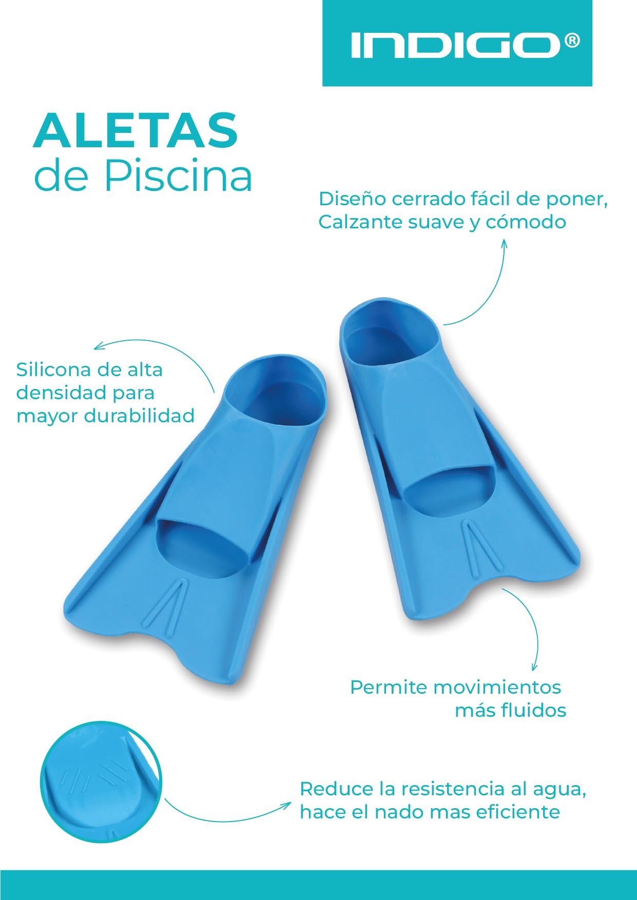 DRUNA Pinne per Nuoto, Immersioni e Allenamento in Piscina Pinne corte Unisex (Nero, 38/39)