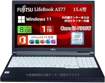Amazon.co.jp: Fujitsu Laptop LifeBook A577 15.6 Type/7th