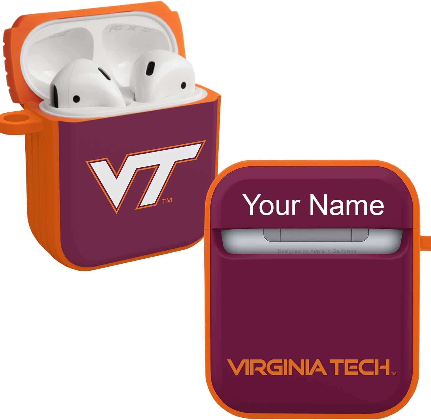 Affinity Bands Virginia Tech Hokies HDX Case Cover Compatible with Apple AirPods Generation 3 (Camo)