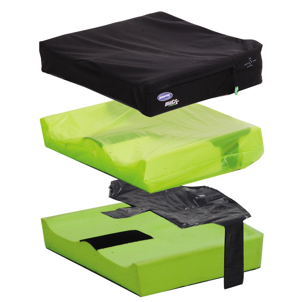 Invacare® Matrx® Libra Anti-Dekubitus Rollstuhlkissen 43x41 cm