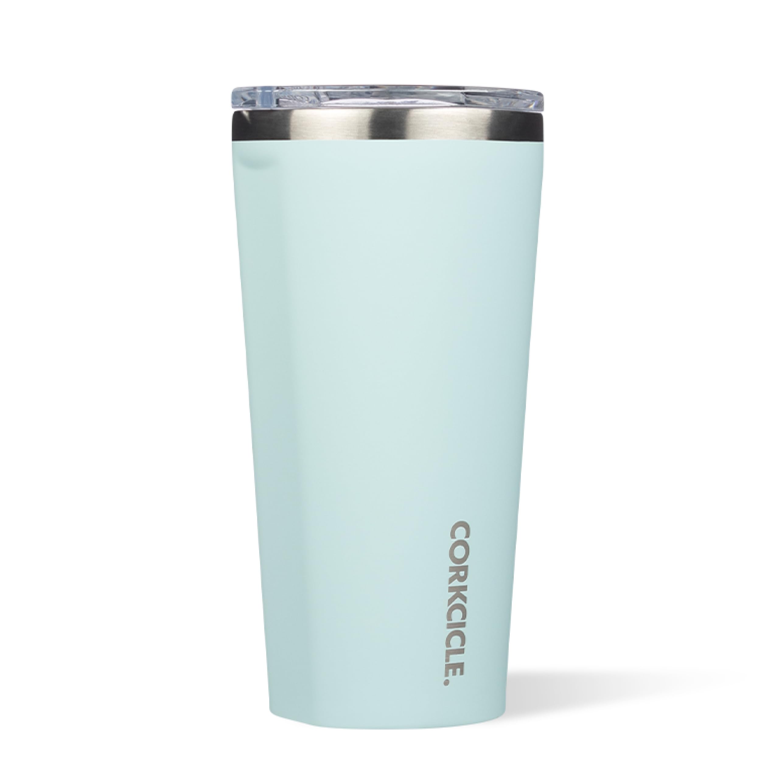 Classic Tumbler - Keeps Drinks Hot for 3 Hours - Triple-Insulated Stainless Steel - Cupholder Friendly - Holiday Mug Gift - Great for Gifting Warmth - 24 oz - Gloss Powder Blue