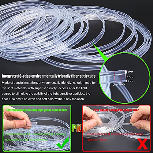Kit de iluminación ambiental para coche de 12V con fibra óptica de 64 colores 3
