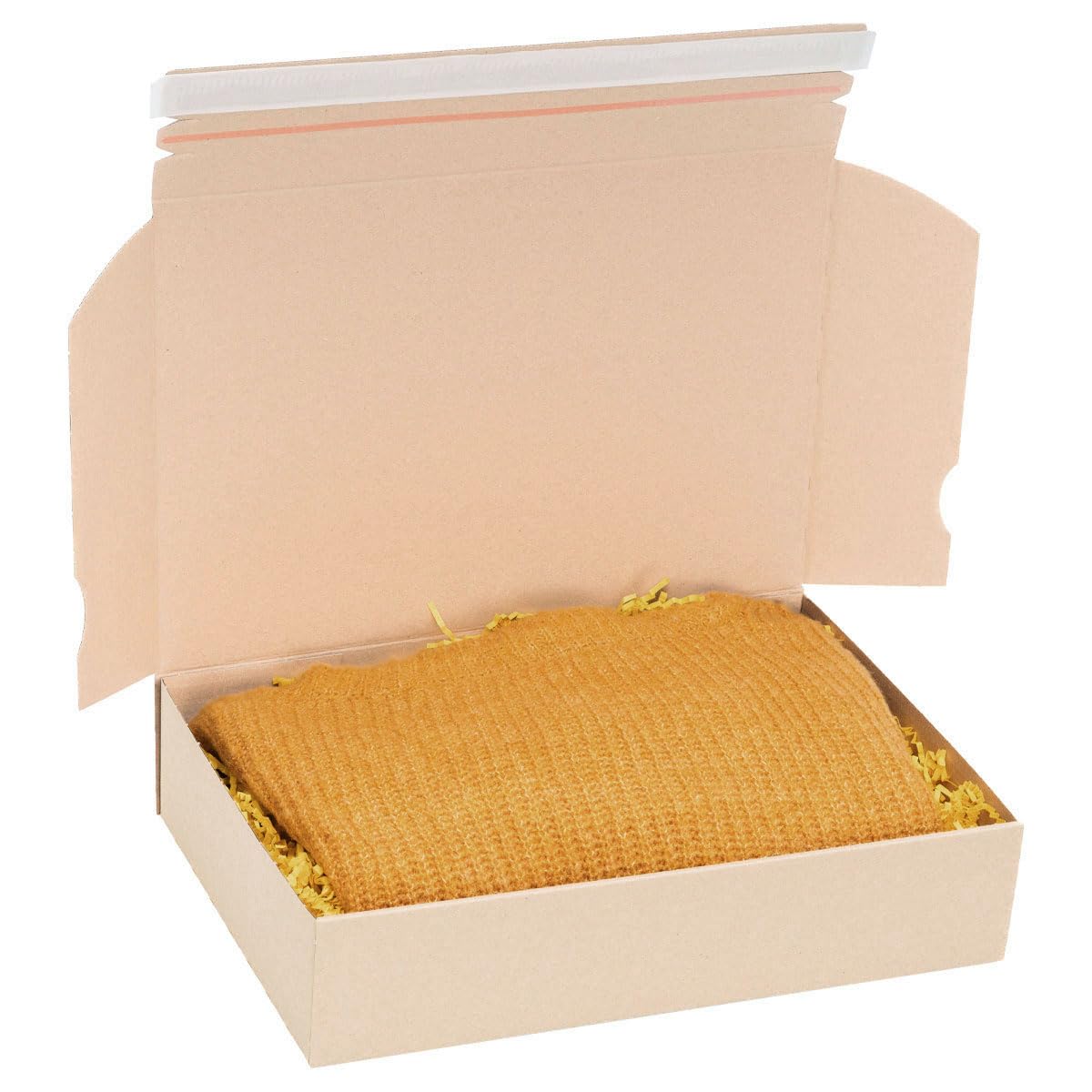DHL Kleinpaket 350x250x80mm Versandkartons portooptimiert für DHL Kleinpakete. Versandkarton - Versandkarton, Kleinpaket DHL, Versandkarton, Karton, selbstklebend, Aufreißfaden (100)