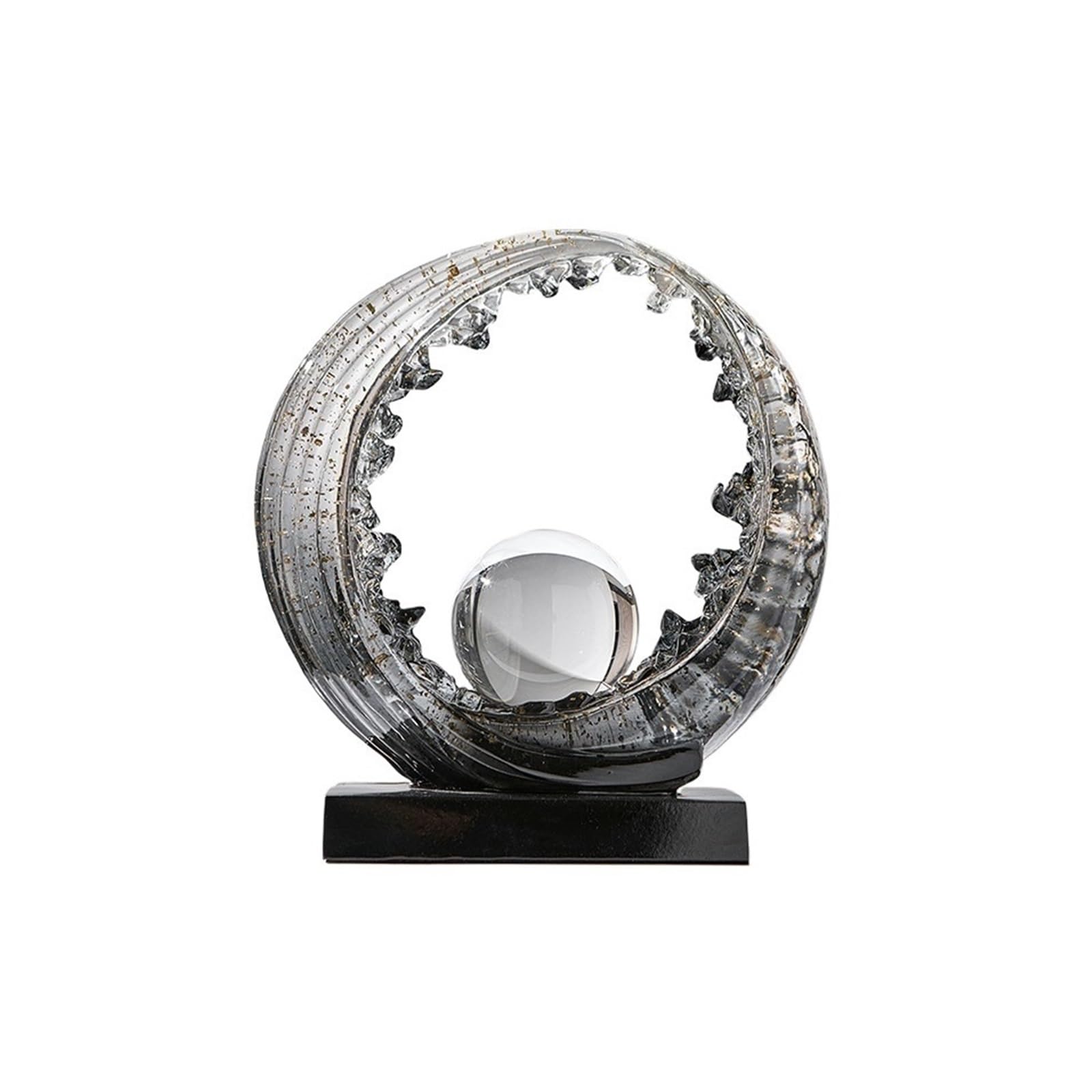 QINGGANG-0224 Desktop Decorations Stylish Art Ornaments Luxury Office and Entryway Display Cabinets Home Decor