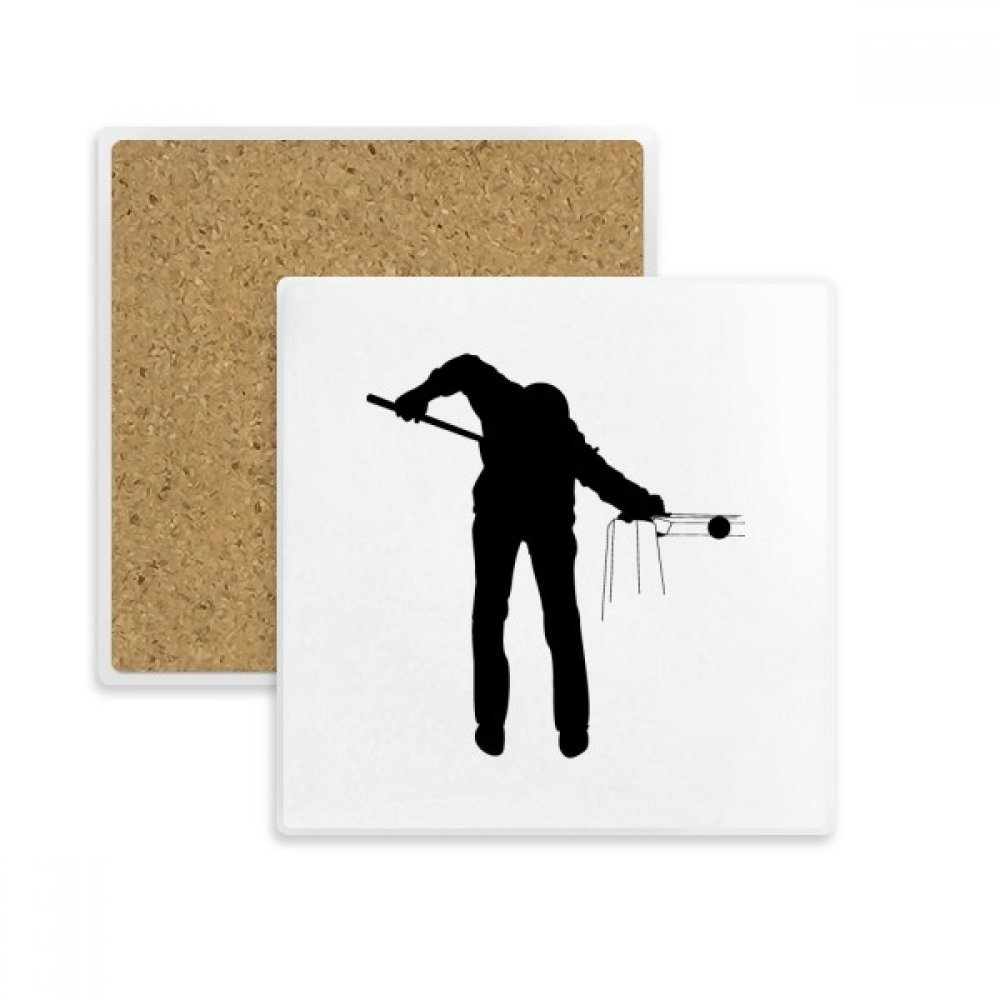 Dessous de verre billard absorbant pour éviter les taches de tasse