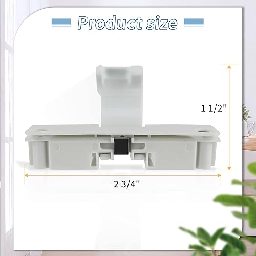 Miniatura 2 de W10837741, W10714899 Cierre de Tapa de Lavadora, compatible con Whirlpool, Kenmore, May-tag, Amana, Admiral, Crosley, Inglis, Roper, Número de Parte