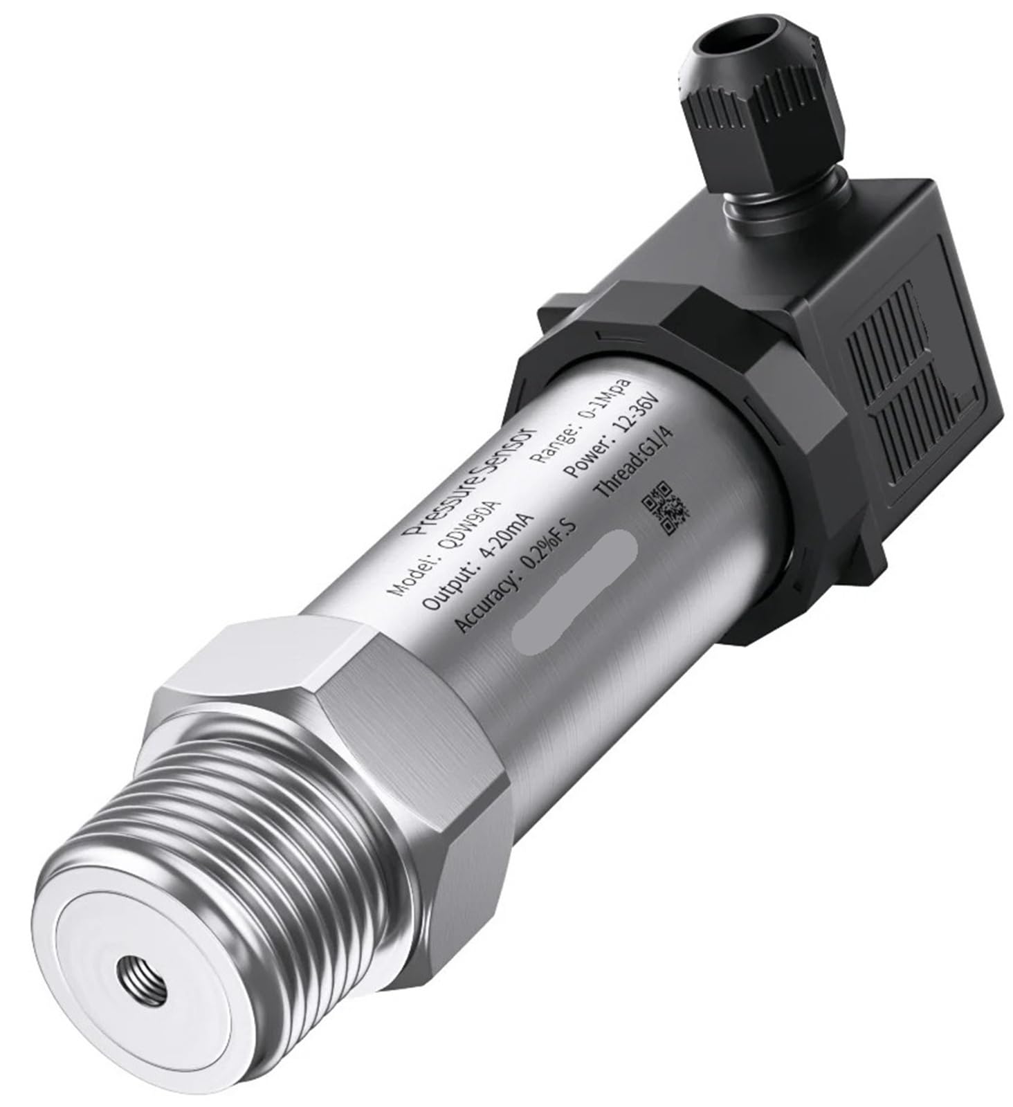 Sensore trasmettitore di pressione G1/4 1bar 10bar 60bar 60Mpa DC24V DC5V trasduttore di pressione idraulico 4-20mA 0-10V 0.5-4.5V 0-3.3V(0.5-4.5V G1-4,-0.1 to 1Mpa)