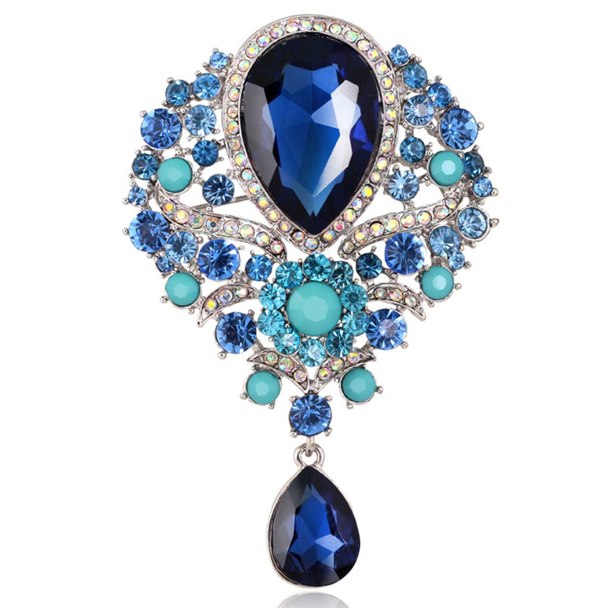 FAIRYGATE Brooches Enamel Brooch for Men Women Retro Rhinestone Lapel Pin Clothing Hat Decoration，B38 — view 28