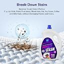 Confressa® Natural Liquid Detergent Top Load - 5L Bottle | Tough Stain Removal | Lavender Freshness | Retains Brightness & Shine | Chemical Free | Top Load Washing Machine Detergent Liquid (5 L) gallery image