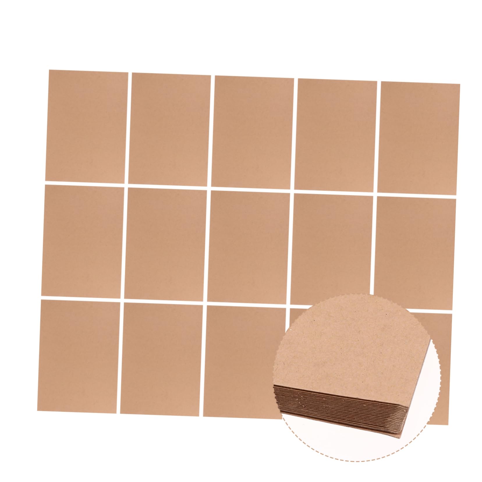 Operitacx 20 Stück Karton Teiliges Set M² Kraftpapier Bastelkarton Dicke Kartonbögen für DIY Malerei Verpackung Schutz vor Knicken Vielseitig für Basteln und Versand