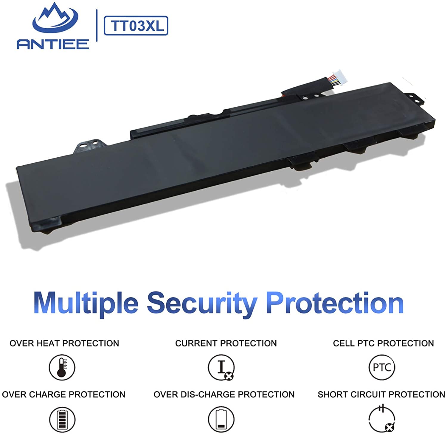 ANTIEE TT03XL Laptopbatterij compatibel met HP EliteBook 755 G5 850 G5 850 G6 ZBook 15U G5 15U G6 Series Notebook 932824-2C1 933322-855 932824-421 HSTNN-LB8H HSTNN-DB88K 11.5. 5 V 56 Wh 4850 mAh ANTIEE TT03XL Laptopbatterij compatibel met HP EliteBook 755 G5 850 G5 850 G6 ZBook 15U G5 15U G6 Series Notebook 932824-2C1 933322-855 932824-421 HSTNN-LB8H HSTNN-DB88K 11.5. 5 V 56 Wh 4850 mAh
