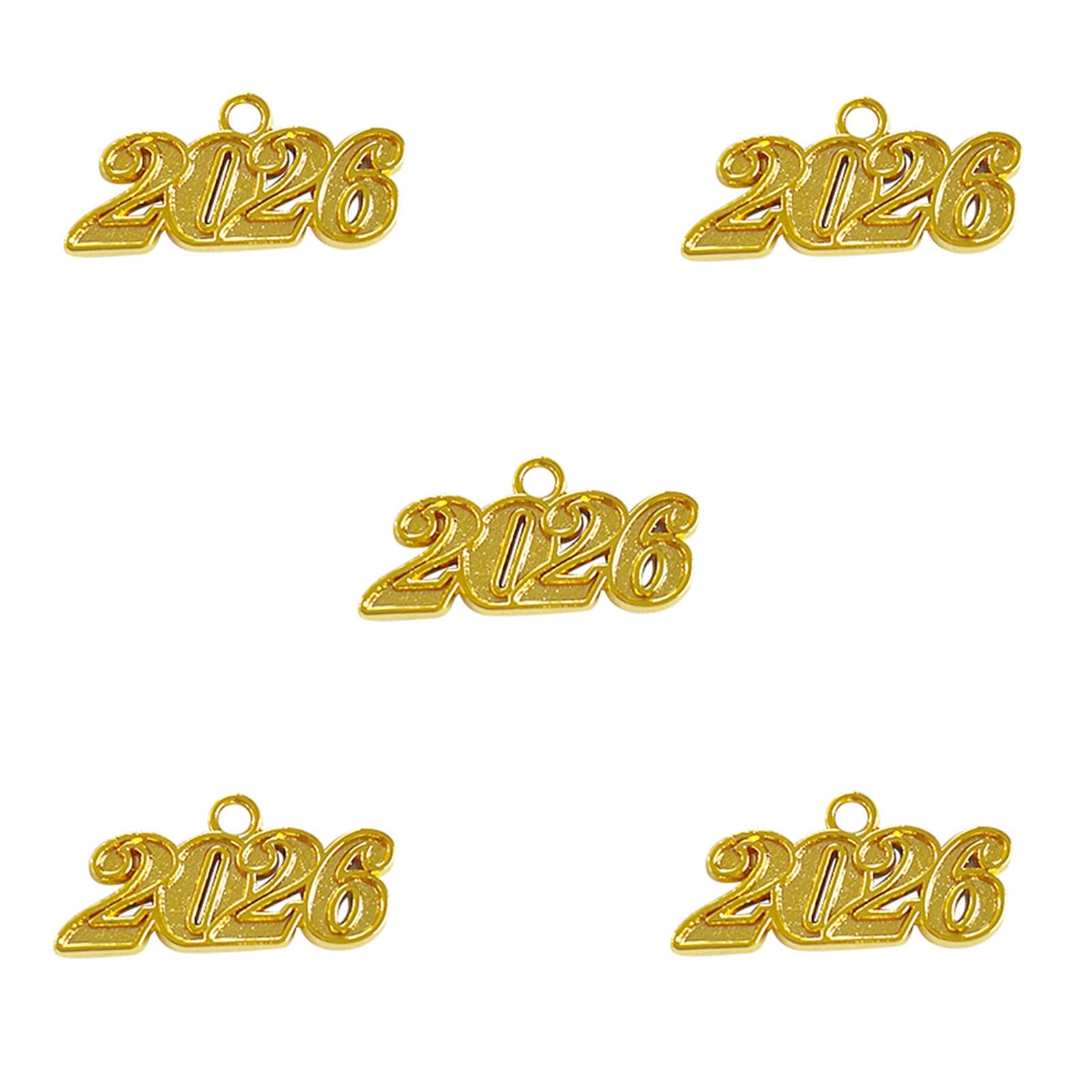 Obotsnoi 1/5Pcs Class of 2025 Graduation Hat Charm Graduations Gowns Pendant for Graduates Ceremony Decoration Resin Hat Charm