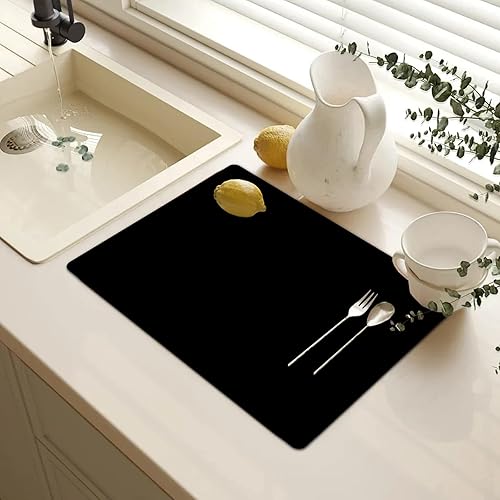 Miniatura 7 de Tapete de goma para cubierta superior de microondas, antiadherente resistente al calor, protector de encimera de cocina antideslizante de 18 x 14